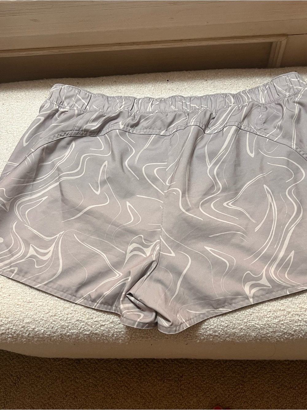 Old Navy Active Shorts-Stretchtech  Gray Marble-Print